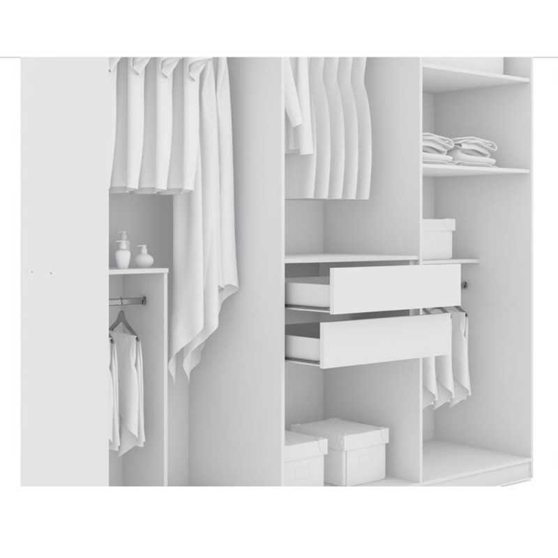 High End Modern Wooden Armoire Wardrobe For Sale